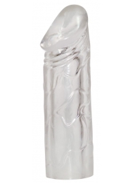 Удлиняющая насадка на пенис Mega Dick Sleeve Transparent - Orion - в Миассе купить с доставкой