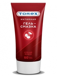 Смазка на водной основе TOREX  Спелая вишня  - 50 мл. - Torex - купить с доставкой в Миассе