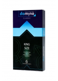 Презервативы увеличенного размера DOMINO Classic King size - 6 шт. - Domino - купить с доставкой в Миассе