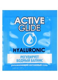 Лубрикант на водной основе Active Glide с гиалуроновой кислотой - 3 гр. - Биоритм - купить с доставкой в Миассе