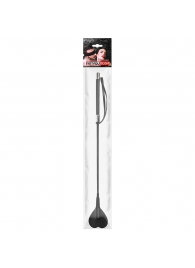 Черный стек с наконечником-сердечком - 54 см. - Notabu - купить с доставкой в Миассе