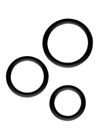 Набор из 3 эрекционных колец SILICONE COCKRINGS - Dream Toys - в Миассе купить с доставкой