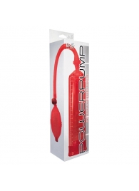 Красная вакуумная помпа Power Pump Red - Toy Joy - в Миассе купить с доставкой