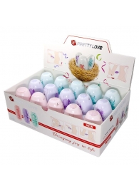 Набор из 15 мини-мастурбаторов Fantastic Egg Hard Boiled - Baile - в Миассе купить с доставкой