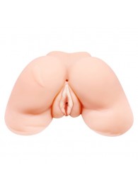 Телесная вибровагина Julie с 2 рабочими отверстиями - Baile - в Миассе купить с доставкой