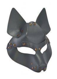 Серая маска Wolf с клепками - Sitabella - купить с доставкой в Миассе