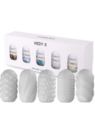 Набор из 5 мастурбаторов Hedy X5 Mixed - Svakom - в Миассе купить с доставкой