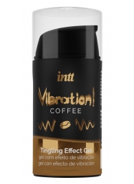 Жидкий интимный гель с эффектом вибрации Vibration! Coffee - 15 мл. - INTT - купить с доставкой в Миассе