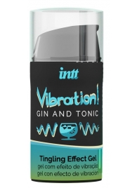 Жидкий интимный гель с эффектом вибрации Vibration! Gin   Tonic - 15 мл. - INTT - купить с доставкой в Миассе