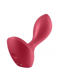 Красный вибромассажёр простаты Satisfyer Backdoor Lover - 14 см. - Satisfyer - в Миассе купить с доставкой