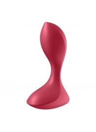 Красный вибромассажёр простаты Satisfyer Backdoor Lover - 14 см. - Satisfyer - в Миассе купить с доставкой