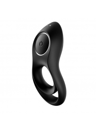 Черное эрекционное виброкольцо Legendary Duo - Satisfyer - в Миассе купить с доставкой