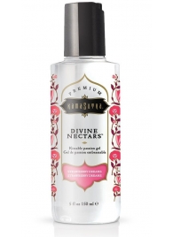 Гель-лубрикант на водной основе Divine Nectars Strawberry Dream с ароматом клубники - 150 мл. - Kama Sutra - купить с доставкой в Миассе