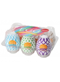 Набор из 6 мастурбаторов Tenga EGG IV с различным рельефом - Tenga - в Миассе купить с доставкой