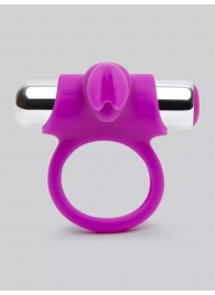Лиловое виброкольцо с пультом ДУ Remote Control Cock Ring - Happy Rabbit - в Миассе купить с доставкой
