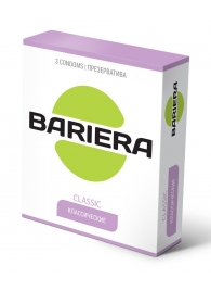 Классические презервативы Bariera Classic - 3 шт. - Bariera - купить с доставкой в Миассе