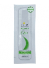 Лубрикант на водной основе pjur WOMAN Aloe - 2 мл. - Pjur - купить с доставкой в Миассе