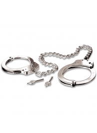 Металлические наручники Metal Leg Cuffs - Pipedream - купить с доставкой в Миассе