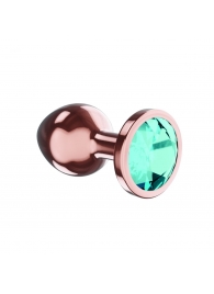 Пробка цвета розового золота с малиновым кристаллом Diamond Topaz Shine L - 8,3 см. - Lola Games - купить с доставкой в Миассе