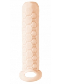 Телесный фаллоудлинитель Homme Long - 13,5 см. - Lola Games - в Миассе купить с доставкой