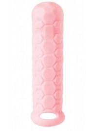 Розовый фаллоудлинитель Homme Long - 15,5 см. - Lola Games - в Миассе купить с доставкой