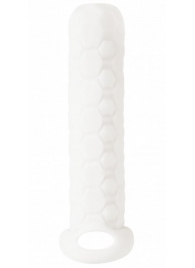 Белый фаллоудлинитель Homme Long - 13,5 см. - Lola Games - в Миассе купить с доставкой