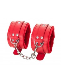 Красные оковы Anonymo из искусственной кожи - ToyFa - купить с доставкой в Миассе