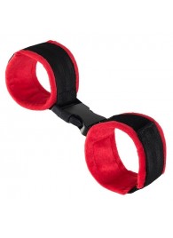 Красно-черные велюровые оковы Anonymo - ToyFa - купить с доставкой в Миассе