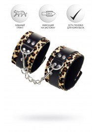 Наручники Anonymo с анималистическим принтом - ToyFa - купить с доставкой в Миассе