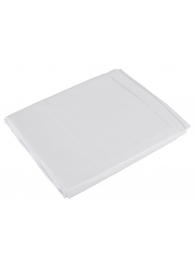 Белая виниловая простынь Vinyl Bed Sheet - Orion - купить с доставкой в Миассе