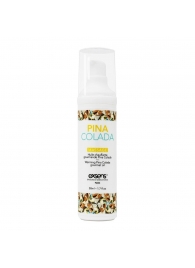 Разогревающее массажное масло с ароматом пина колада Gourmet Pina Colada - 50 мл. - Exsens - купить с доставкой в Миассе