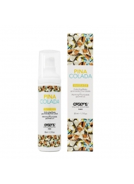 Разогревающее массажное масло с ароматом пина колада Gourmet Pina Colada - 50 мл. - Exsens - купить с доставкой в Миассе