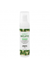 Разогревающее массажное масло с ароматом мохито Gourmet Mint Mojito - 50 мл. - Exsens - купить с доставкой в Миассе