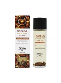 Органическое массажное масло TIGER EYE MACADAMIA - 100 мл. - Exsens - купить с доставкой в Миассе