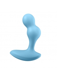 Голубой анальный вибростимулятор Deep Driver - 11,2 см. - Satisfyer - в Миассе купить с доставкой