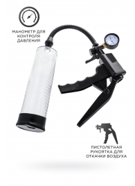 Прозрачная механическая помпа для пениса Viggo - Sexus - в Миассе купить с доставкой