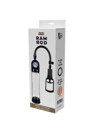 Прозрачная вакуумная помпа с манометром Deluxe Penis Pump - Dream Toys - в Миассе купить с доставкой