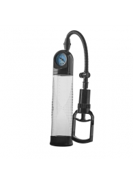 Прозрачная вакуумная помпа с манометром Deluxe Penis Pump - Dream Toys - в Миассе купить с доставкой