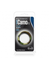 Эрекционное кольцо камуфляжной расцветки Silicone Camo Cock Ring - Blush Novelties - в Миассе купить с доставкой