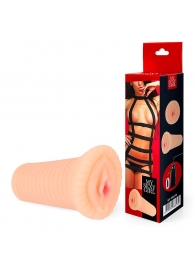 Реалистичный мастурбатор-вагина телесного цвета с вибрацией - Bior toys - в Миассе купить с доставкой