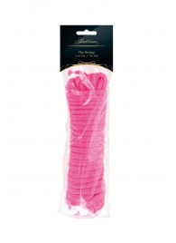 Розовая веревка для связывания Sweet Caress Rope - 10 метров - Sweet Caress - купить с доставкой в Миассе