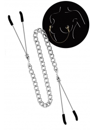 Регулируемые зажимы для сосков Sweet Caress Nipple Chain - Sweet Caress - купить с доставкой в Миассе
