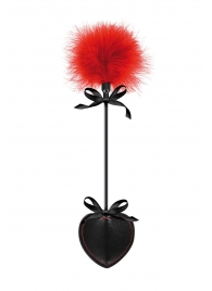 Стек с пуховкой Sweet Caress Feather Whip - 44 см. - Sweet Caress - купить с доставкой в Миассе