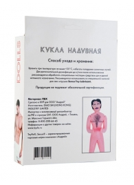 Надувная секс-кукла мужского пола - ToyFa - в Миассе купить с доставкой