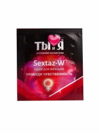 Возбуждающий крем для женщин Sextaz-W в одноразовой упаковке - 1,5 гр. - Биоритм - купить с доставкой в Миассе