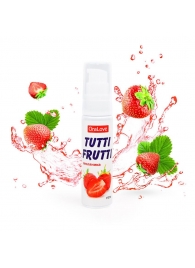 Гель-смазка Tutti-frutti с земляничным вкусом - 30 гр. - Биоритм - купить с доставкой в Миассе