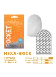 Карманный мастурбатор HEXA-BRICK - Tenga - в Миассе купить с доставкой