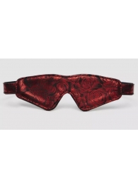 Двусторонняя красно-черная маска на глаза Reversible Faux Leather Blindfold - Fifty Shades of Grey - купить с доставкой в Миассе