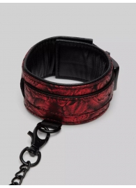 Красно-черные оковы Reversible Faux Leather Ankle Cuffs - Fifty Shades of Grey - купить с доставкой в Миассе