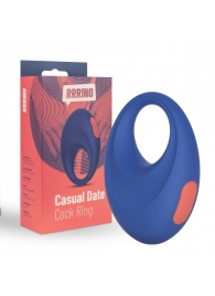 Синее эрекционное кольцо RRRING Casual Date Cock Ring - FeelzToys - в Миассе купить с доставкой